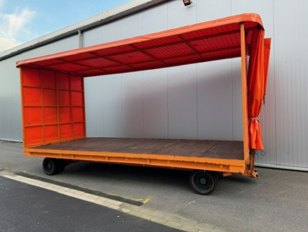 Schwerlast - Industrieanhänger, Kampa, 20 to. mit Dach – Bild 2