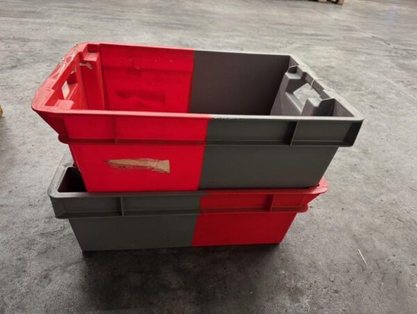 4.000 Stück, nestbare Bicolor-Euro-Drehstapelbehälter, 60X40X20 cm – Bild 2