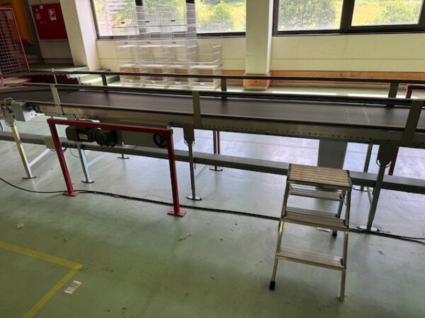 Gurtförderer, angetrieben, ca. 3,55m Länge, Gurtbreite 60cm, Transnorm – Bild 2