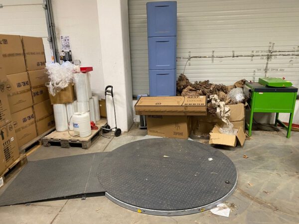 halbautomatischen Strecher / Palettenwickler, Humbold  mit Rampe
