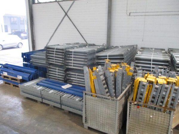 Paletten-Durchlaufregal, Bito, max. 800kg/ Palette, max. 354 Europaletten- Ladungsträger