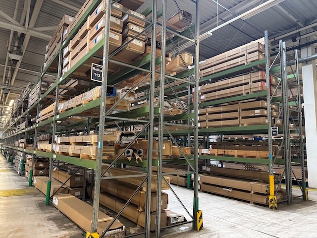 Palettenregal, Bito, Rahmenhöhe 4,50m bis 5,50m, Traversenlänge: 3,60m, max. 4.400 Stellplätze, lagertechnik Palettenregal, Bito, Rahmenhöhe 4,50m bis 5,50m, Traversenlänge: 3,60m, max. 4.400 Stellplätze, – Bild 2