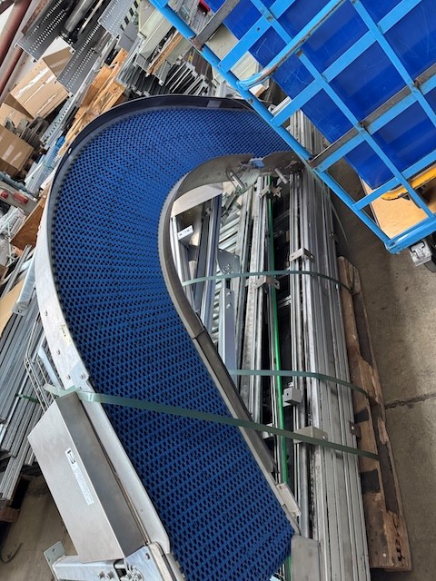 Scharnierbandförderer Kurve, angetrieben lagertechnik Scharnierbandförderer Kurve, angetrieben – Bild 2