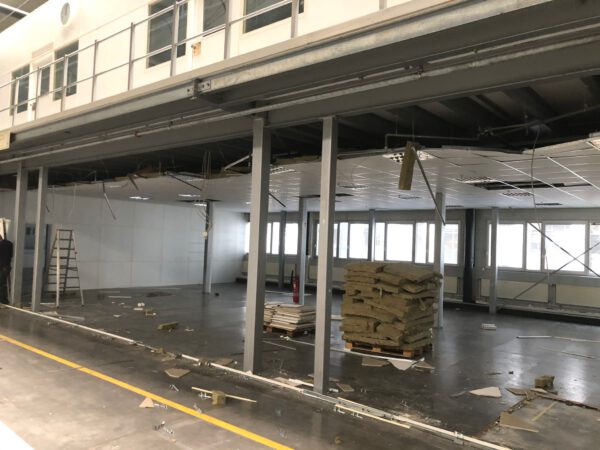 Stahlbau Lagerbühne / Lagerpodest / Mezzanine, Bito, 500kg/m2, Grundfläche max. 483m2 – gebraucht - : lagertechnik