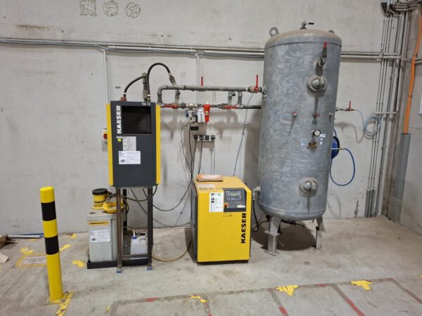 Kompressoranlage, Kaeser, SX6 Schraubenkompressor, inkl. Kältetrockner, Ölabscheider, Druckluftbehälter – Bild 2