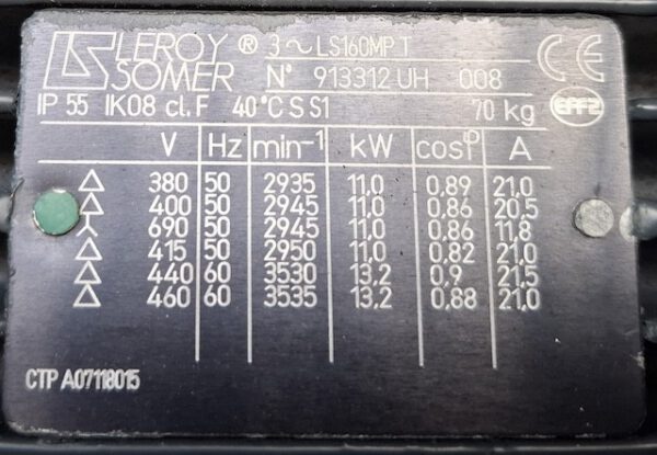 Vakuumpumpe GV600 (50Hz) mit EH4200 Booster, BOC Edwards DRYSTAR Pumping System – Bild 11