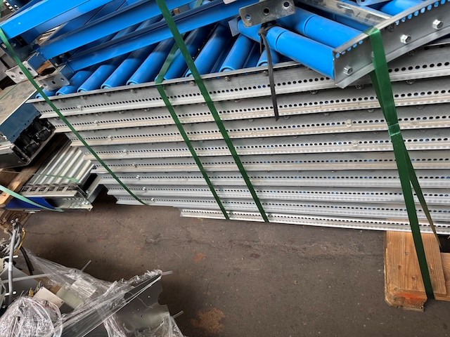 unangetriebene Rollenbahn, ca. 22,7m lang, 1 Kurve, inkl. Füße lagertechnik unangetriebene Rollenbahn, ca. 22,7m lang, 1 Kurve, inkl. Füße – Bild 11