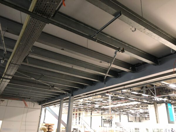 Stahlbau Lagerbühne / Lagerpodest / Mezzanine, Bito, 500kg/m2, Grundfläche max. 483m2 – gebraucht - : lagertechnik