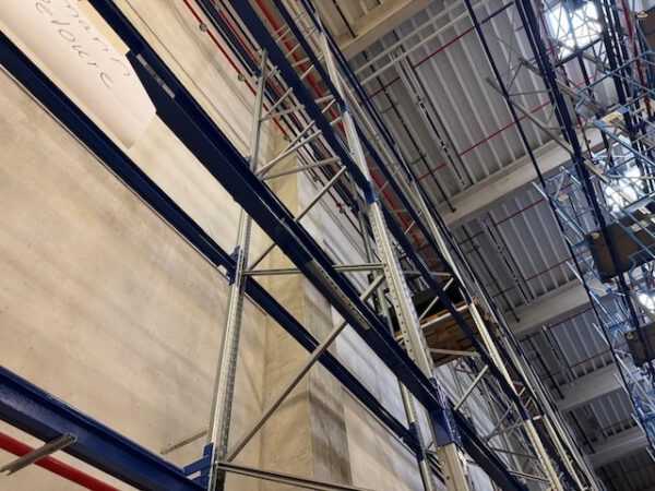 Palettenregal, Gemac, 10,80m Höhe, Traversenlänge 2,70m und 1,80m, 666kg pro Palette, ca. 259 Palettenstellplätze – Bild 11