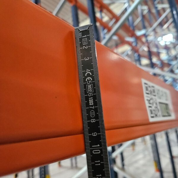 Palettenregal, Mecalux, Höhe 9,50m, Traversenlänge 2,70m 800kg pro Palette, max. 41.000 Palettenstellplätze – Bild 11