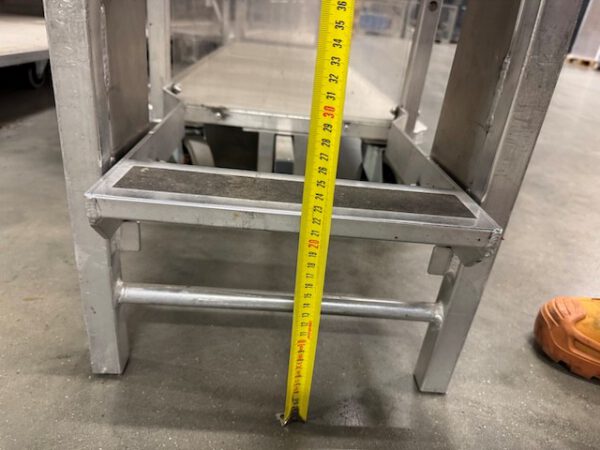 470 Stück Kommissionierwagen / Transportwagen mit 5 Böden und Treppe, Alu – Bild 12