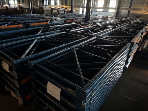 Palettenregal, Nedcon, Höhe 2,50 – 2,70m, Traversenlänge 3m und 4m, 500kg pro Palette, max. 5.600 Palettenstellplätze, – Bild 12