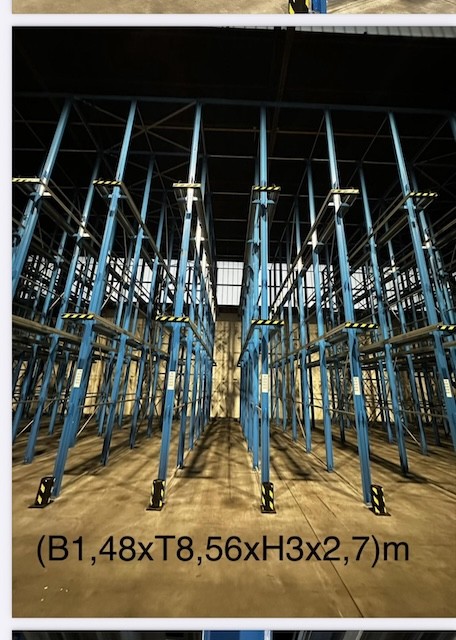 Paletteneinfahrregal, Ohra, 850kg / Palette, 2.470 Palettenstellplätze, auch für CP1-Industriepaletten lagertechnik Paletteneinfahrregal, Ohra, 850kg / Palette, 2.470 Palettenstellplätze, auch für CP1-Industriepaletten – Bild 13