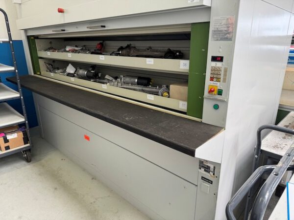 Lagerpaternoster, Kardex, ca. 5,96m hoch, 250kg / Gondel – Bild 13