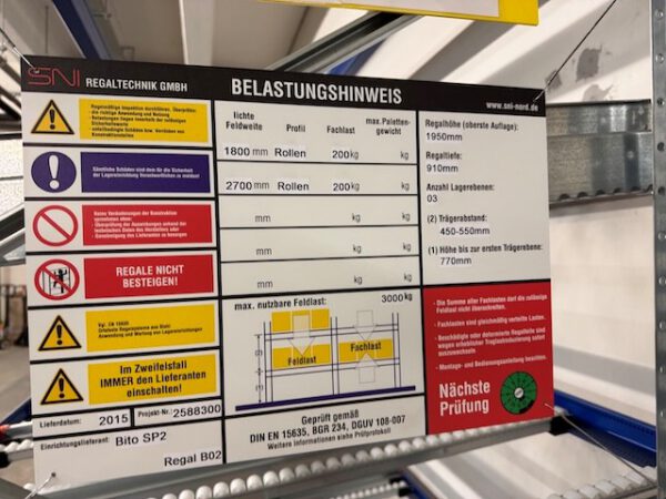 2 Felder Durchlaufregale für Kisten / Kartons, Bereitstellregal / Röllchenregal, Bito – Bild 13