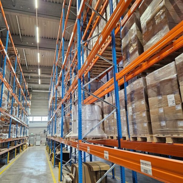 Palettenregal, Stow, Höhe 9m, Traversenlänge 3,60m, 1.000kg pro Palette, max. 7.496 Palettenstellplätze, – Bild 14