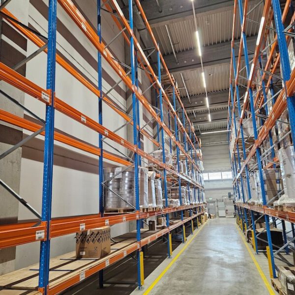 Palettenregal, Stow, Höhe 9m, Traversenlänge 3,60m, 1.000kg pro Palette, max. 7.496 Palettenstellplätze, – Bild 15