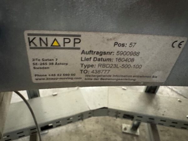 560m angetriebene Kartonförderstrecke, Knapp, mit „kleinem Sorter“ 10 Ausschleusepunkten am Ende – Bild 15