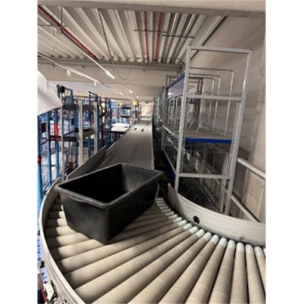 Fördertechnik, VanRiet, ca. 120m, Gurtförderer und 3 Rollenbahnkurven – Bild 15