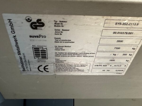 3 Lagerpaternoster, Kardex, ca. 4,45m hoch, 350kg / Gondel – Bild 17