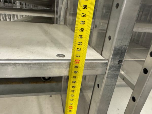 470 Stück Kommissionierwagen / Transportwagen mit 5 Böden und Treppe, Alu – Bild 18