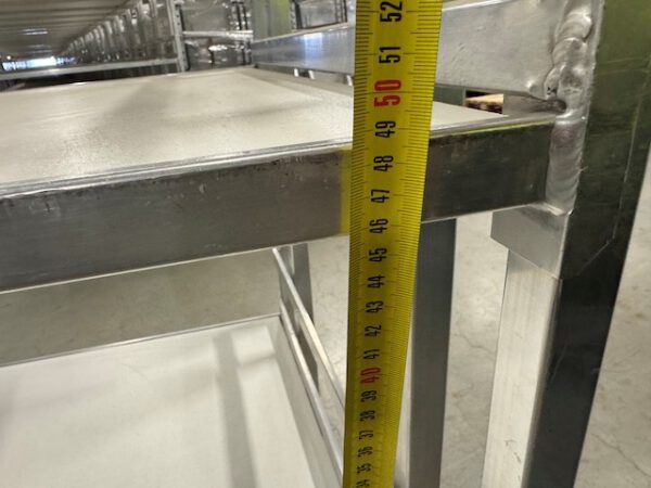 148 Stück große Kommissionierwagen / Transportwagen mit 4 Böden und Treppe, Alu – Bild 18