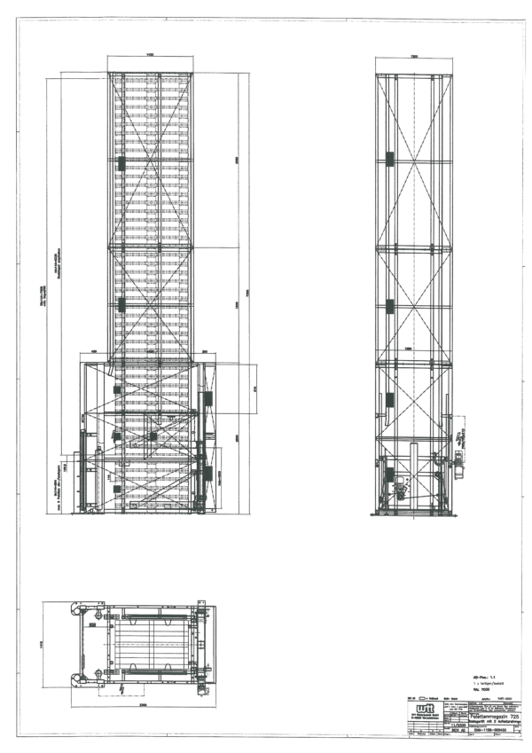Palettenmagazin / Palettenturm / Palettenspender, WTT, bis max. 50 Paletten – Bild 19
