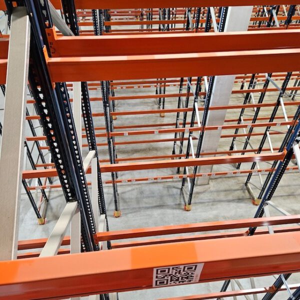 Palettenregal, Mecalux, Höhe 9,50m, Traversenlänge 2,70m 800kg pro Palette, max. 41.000 Palettenstellplätze – Bild 19