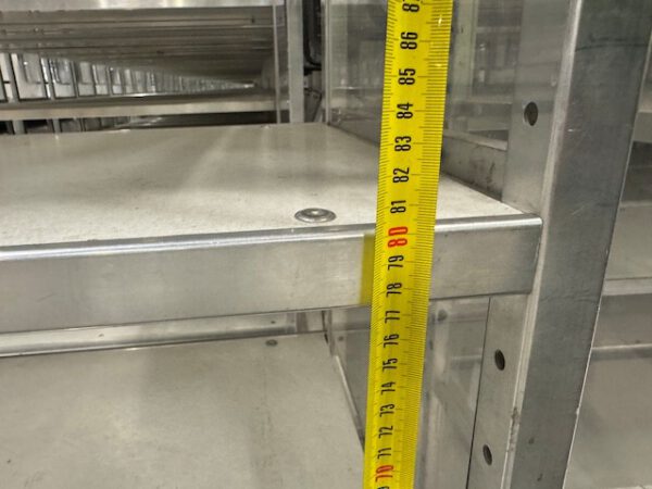 470 Stück Kommissionierwagen / Transportwagen mit 5 Böden und Treppe, Alu – Bild 19