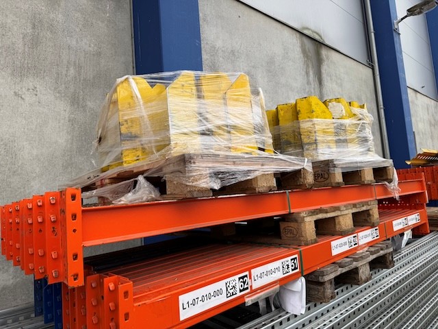 Palettenregal, SSI Schäfer, 6,30m bis 8,60m Höhe , Traversenlänge 1,80m, 4,50m und hauptsächlich 2,70m 1.100kgkg pro Palette, ca. 2.290 Palettenstellplätze, lagertechnik Palettenregal, SSI Schäfer, 6,30m bis 8,60m Höhe , Traversenlänge 1,80m, 4,50m und hauptsächlich 2,70m 1.100kgkg pro Palette, ca. 2.290 Palettenstellplätze, – Bild 20