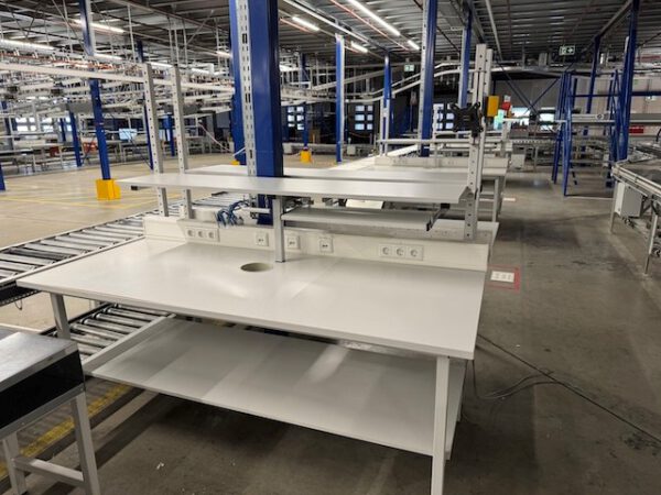 11 Kommissioniertische / Arbeitstische, höhenverstellbar – Bild 3
