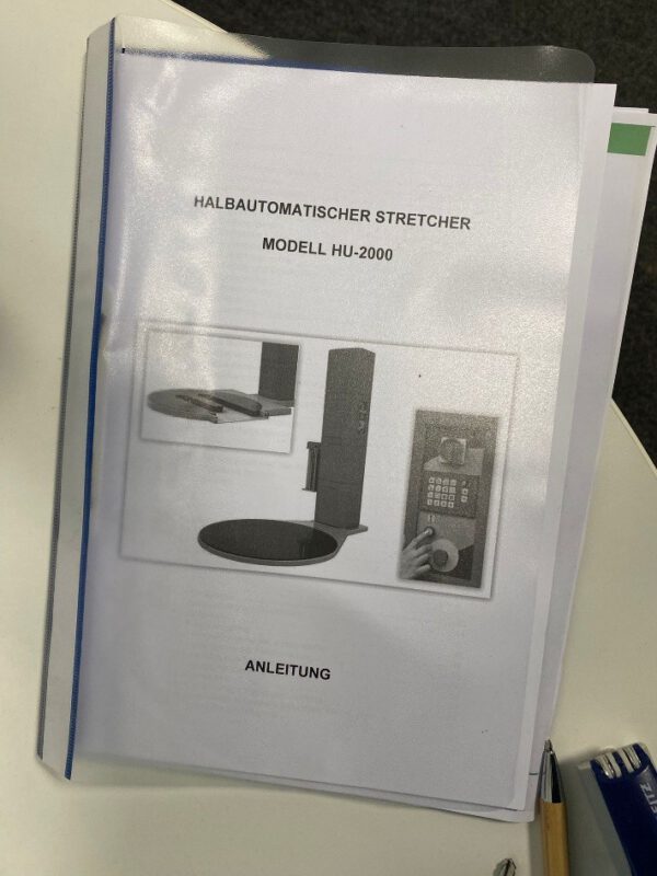 halbautomatischen Strecher / Palettenwickler, Humbold  mit Rampe – Bild 2