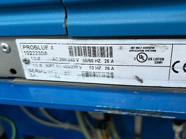 Heißleimklebstoffmaschine Nordson ProBlue 4, Klebstoff Schmelzgerät, 4 Liter Heißleimklebstoff – Bild 2