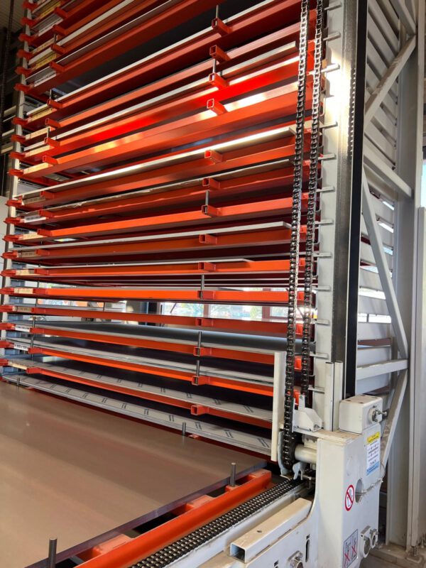 Blechlager, Kasto ecostore 1,2, einseitig, 22 Kassettenplätze, für Blech max. 1,50m x 3m – Bild 3
