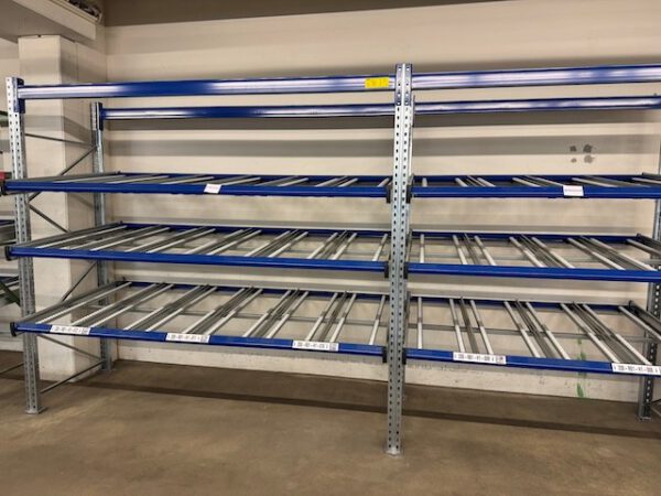 2 Felder Durchlaufregale für Kisten / Kartons, Bereitstellregal / Röllchenregal, Bito – Bild 3