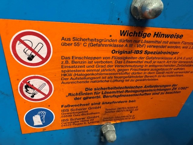 Teilereinigungsgerät, IBS lagertechnik Teilereinigungsgerät, IBS – Bild 3