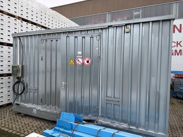 2 Ex-geschütze Container, Sicherheitslagerhaus, ca. 5m x 4,3m, verzinkt, inkl. Heizung, Belüftung und Beleuchtung, zur Lagerung von wassergefährdenden / entzündbaren Stoffen lagertechnik 2 Ex-geschütze Container, Sicherheitslagerhaus, ca. 5m x 4,3m, verzinkt, inkl. Heizung, Belüftung und Beleuchtung, zur Lagerung von wassergefährdenden / entzündbaren Stoffen – Bild 3