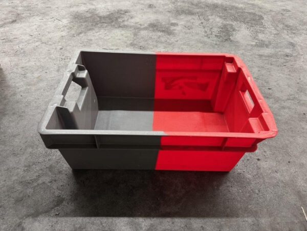4.000 Stück, nestbare Bicolor-Euro-Drehstapelbehälter, 60X40X20 cm – Bild 3