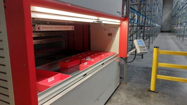 Liftsystem, Hänel High Speed, ca. 10m hoch, 450kg / Tablar, Tablar: ca. 2,86m x 82cm, 88 Tablare – Bild 3