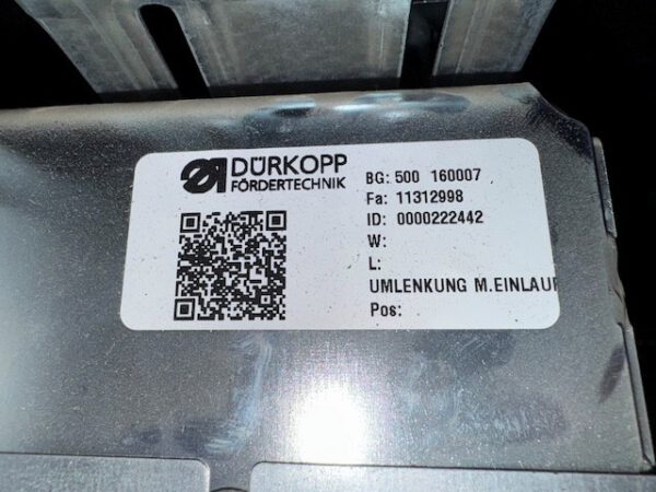 Poket Sorter System, Dürkopp, mit Taschenpuffer mit 13.000 Plätzen, gesamt über 40.000 Taschen, über 2KM Schienen, Weichen, Steigförderer, Steuerungsteile, Ersatzteilen – Bild 20