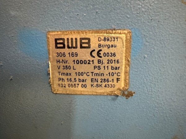 2x Kompressoranlagen 10bar, Boge, Schraubenkompressor, inkl. Drucklufttrockner, Druckluftbehälter mit Schalldämmhaube – Bild 22