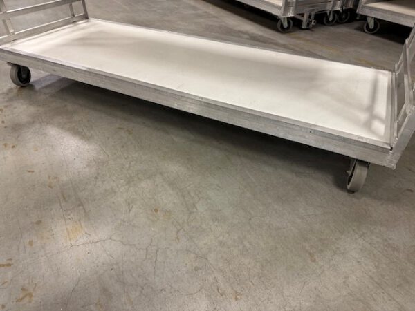 148 Stück große Kommissionierwagen / Transportwagen mit 4 Böden und Treppe, Alu – Bild 22