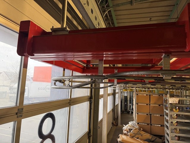 Statisches Hängetextillager, Rundrohrhängebahn, Meiko, ca. 5.000m statische Lagerschienen, ca. 3.600m Trolleysschienen, ca. 1.200 Trolleys, 3 Etagen, inkl. 2.852 m2 Lagerbühne in der Grundfläche, Gesamtfläche ca. 8.556m2 - lagertechnik Statisches Hängetextillager, Rundrohrhängebahn, Meiko, ca. 5.000m statische Lagerschienen, ca. 3.600m Trolleysschienen, ca. 1.200 Trolleys, 3 Etagen, inkl. 2.852 m2 Lagerbühne in der Grundfläche, Gesamtfläche ca. 8.556m2 - – Bild 26