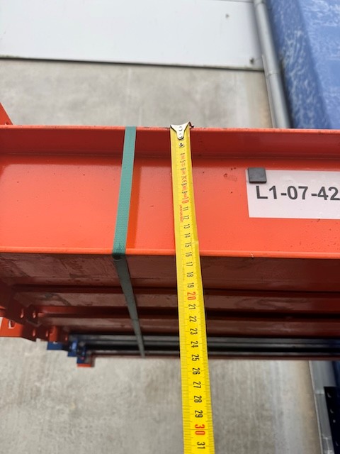 Palettenregal, SSI Schäfer, 6,30m bis 8,60m Höhe , Traversenlänge 1,80m, 4,50m und hauptsächlich 2,70m 1.100kgkg pro Palette, ca. 2.290 Palettenstellplätze, lagertechnik Palettenregal, SSI Schäfer, 6,30m bis 8,60m Höhe , Traversenlänge 1,80m, 4,50m und hauptsächlich 2,70m 1.100kgkg pro Palette, ca. 2.290 Palettenstellplätze, – Bild 28