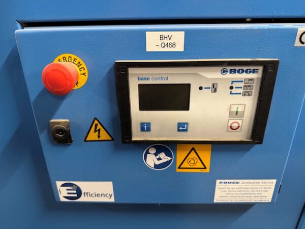 2x Kompressoranlagen 10bar, Boge, Schraubenkompressor, inkl. Drucklufttrockner, Druckluftbehälter mit Schalldämmhaube – Bild 4