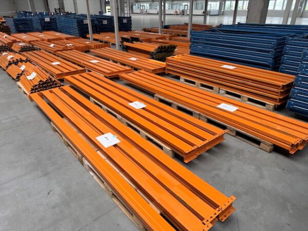 Palettenregal, Nedcon, Höhe 2,50 – 2,70m, Traversenlänge 3m und 4m, 500kg pro Palette, max. 5.600 Palettenstellplätze, – Bild 4