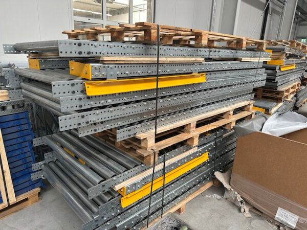 Palettendurchlaufregal / bzw. Durchlaufregal für Paletten 1mx 1,20m, max. 350kg, 90 – bis 108 Plätze – Bild 4