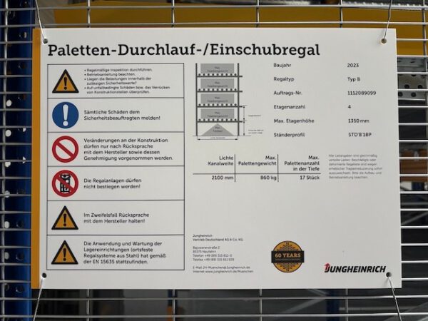 Durchlaufregal für BMW Boxen bzw. Northvolt Boxen bzw. Bins – Bild 4