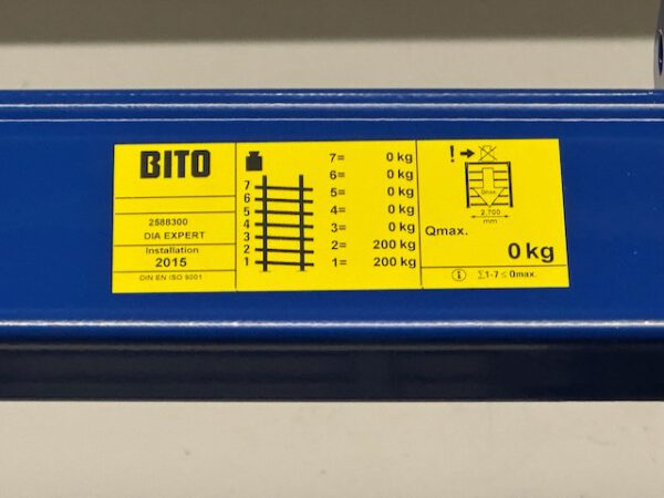 2 Felder Durchlaufregale für Kisten / Kartons, Bereitstellregal / Röllchenregal, Bito – Bild 4