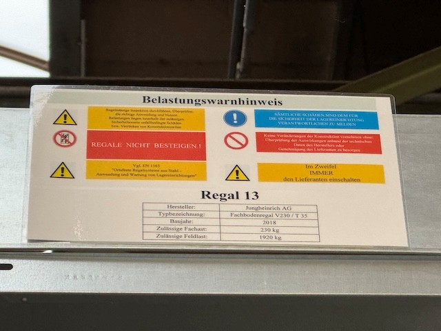 88 Felder Fachbodenregale, Jungheinrich, Fachböden 1m Breite, Tiefe 0,50m, Rahmenhöhe 3m lagertechnik 88 Felder Fachbodenregale, Jungheinrich, Fachböden 1m Breite, Tiefe 0,50m, Rahmenhöhe 3m – Bild 4